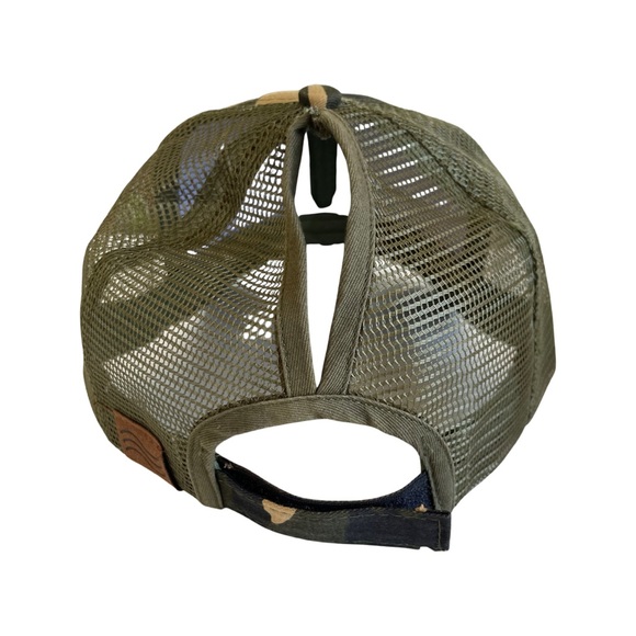 Ponytail Baseball Cap (Camouflage) - Picture 10 of 11